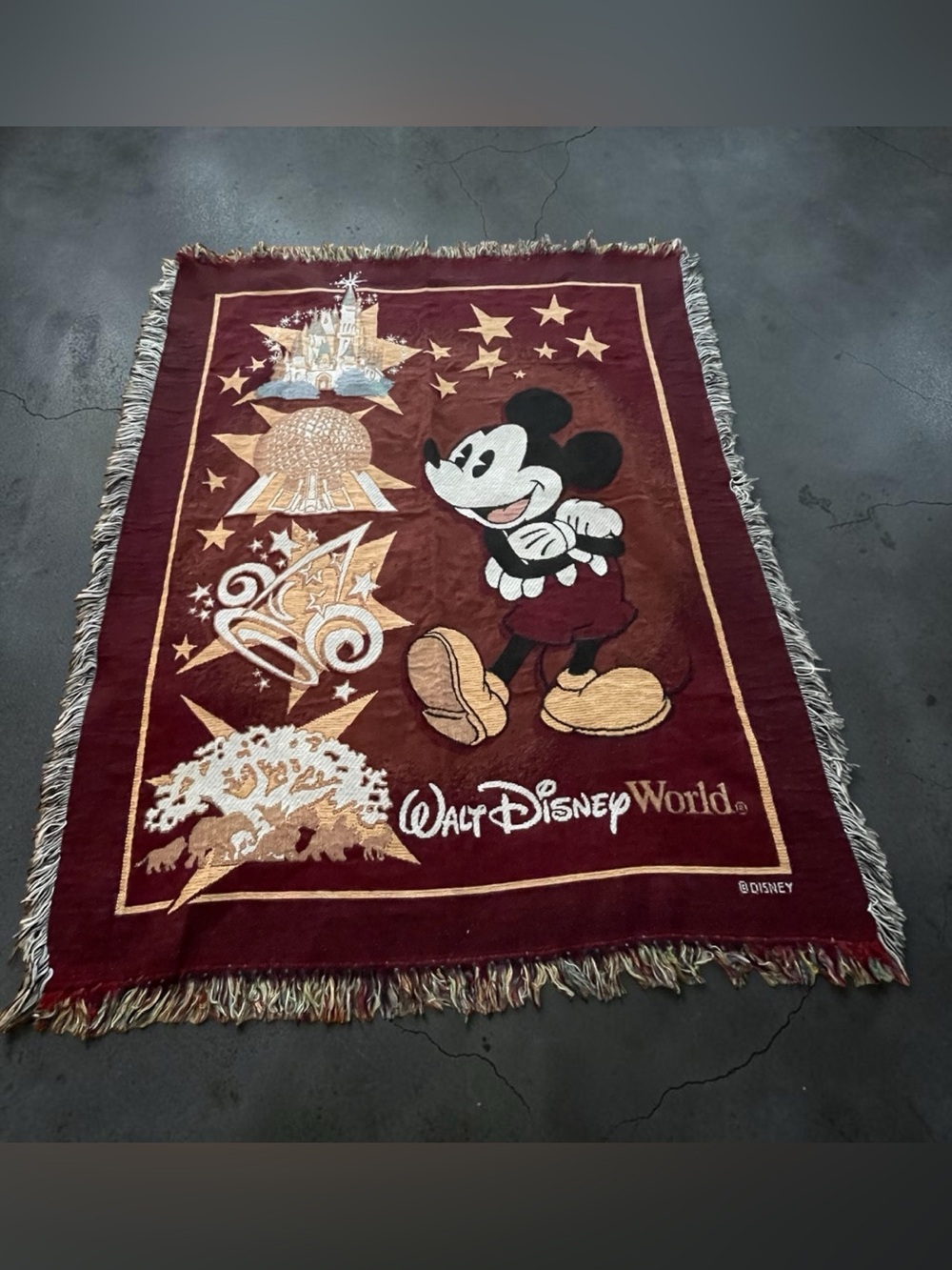 ✨ Walt Disney World Throw Blanket – Like New! ✨